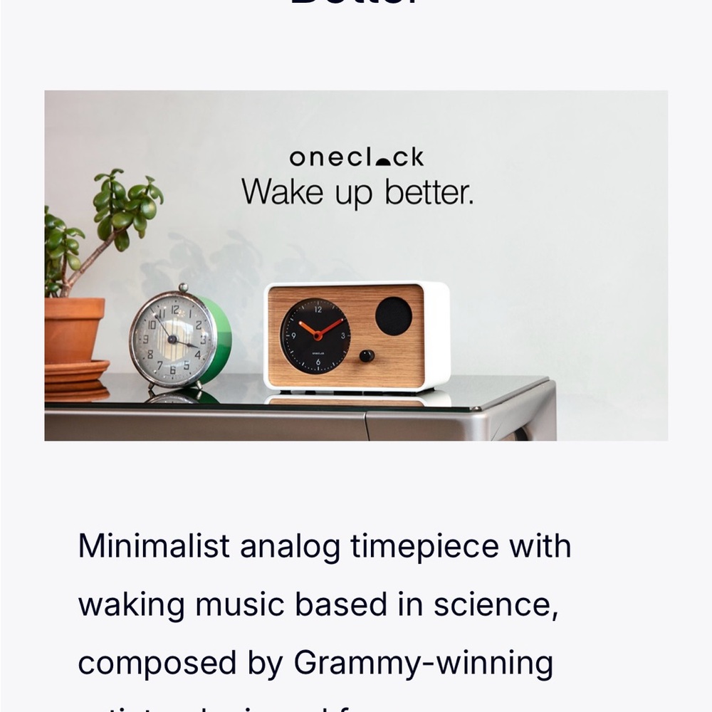 OneClock Minimalist Analog Clock